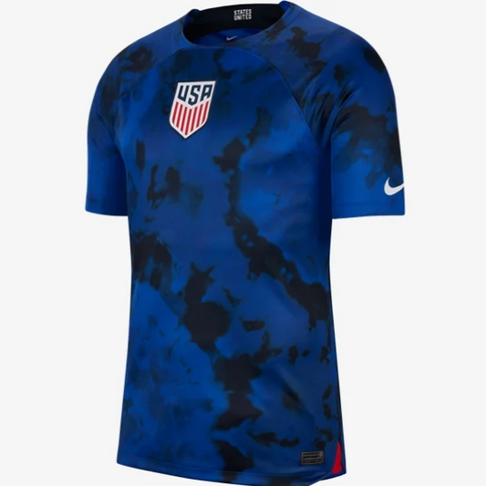 Nike USMNT Authentic Away Jersey 22/23 International Replica Closeout Mens Small Bright Blue/White - Third Coast Soccer