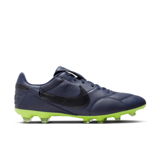 Nike Premier 3 FG - Blackened Blue/Black/Volt Men's Footwear Closeout Mens 9.5 Blackened Blue/Black/Volt - Third Coast Soccer