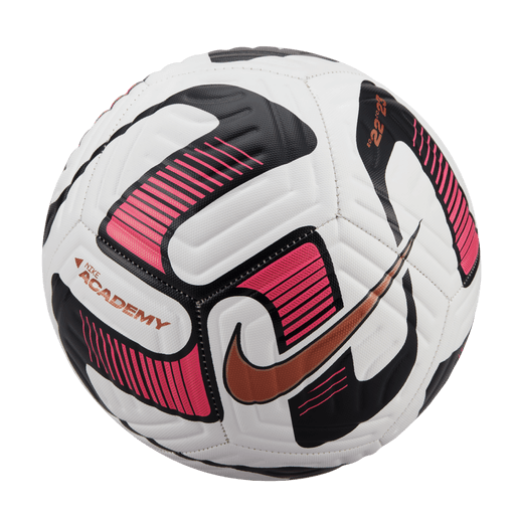 Nike Academy Ball - White/Off Noir/Metallic Copper Equipment White/Off Noir/Metallic Copper Size 5 - Third Coast Soccer