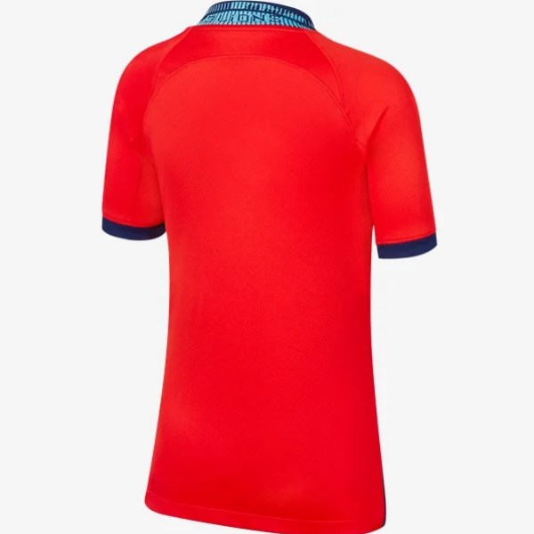 Nike England Youth Away Jersey 2022 International Replica Closeout Youth Medium Challenge Red/Blue Void/Blue F - Third Coast Soccer