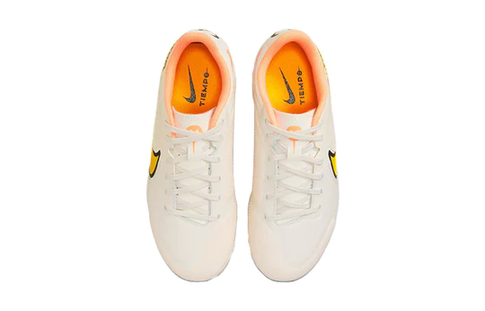 Nike Tiempo Legend 9 Academy FG - Phantom/Yellow Strike/Sunset Glow Men's Footwear Closeout   - Third Coast Soccer