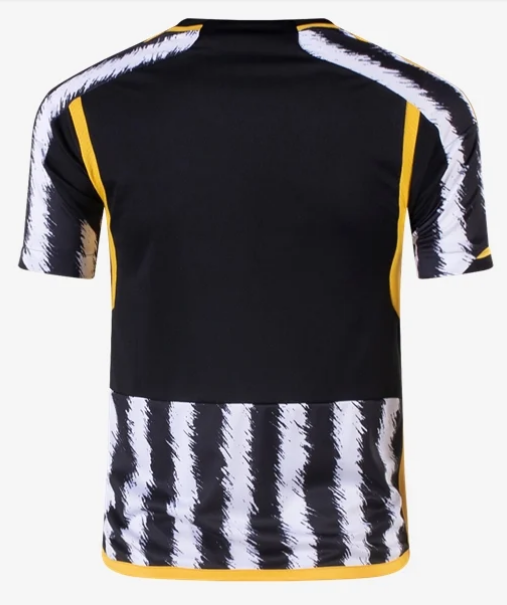 adidas Youth Juventus Home Jersey 23/24 Club Replica Youth Medium Black/White - Third Coast Soccer