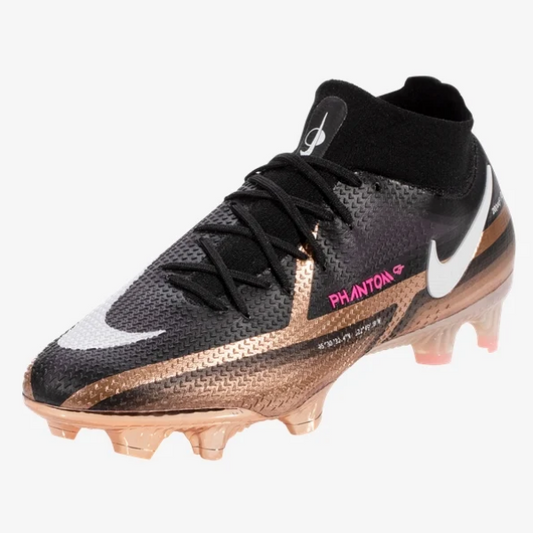 Nike Phantom GT2 Elite Q Dynamic Fit FG - Metallic Copper/White/Black Men's Footwear Closeout Men 6.5 Metallic Copper/White/Black - Third Coast Soccer