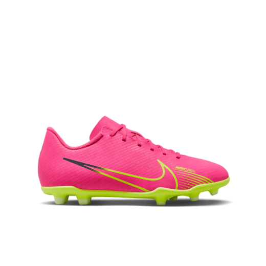 Nike Jr. Mercurial Vapor 15 Club FG - Pink Blast/Volt Youth Footwear Pink Blast/Volt/Gridiron Youth 1.5 - Third Coast Soccer
