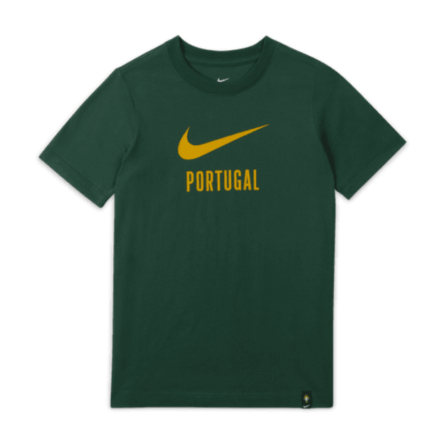 Nike Youth Portugal Swoosh WC22 Tee - Gorge Green International Replica Gorge Green Youth Small - Third Coast Soccer