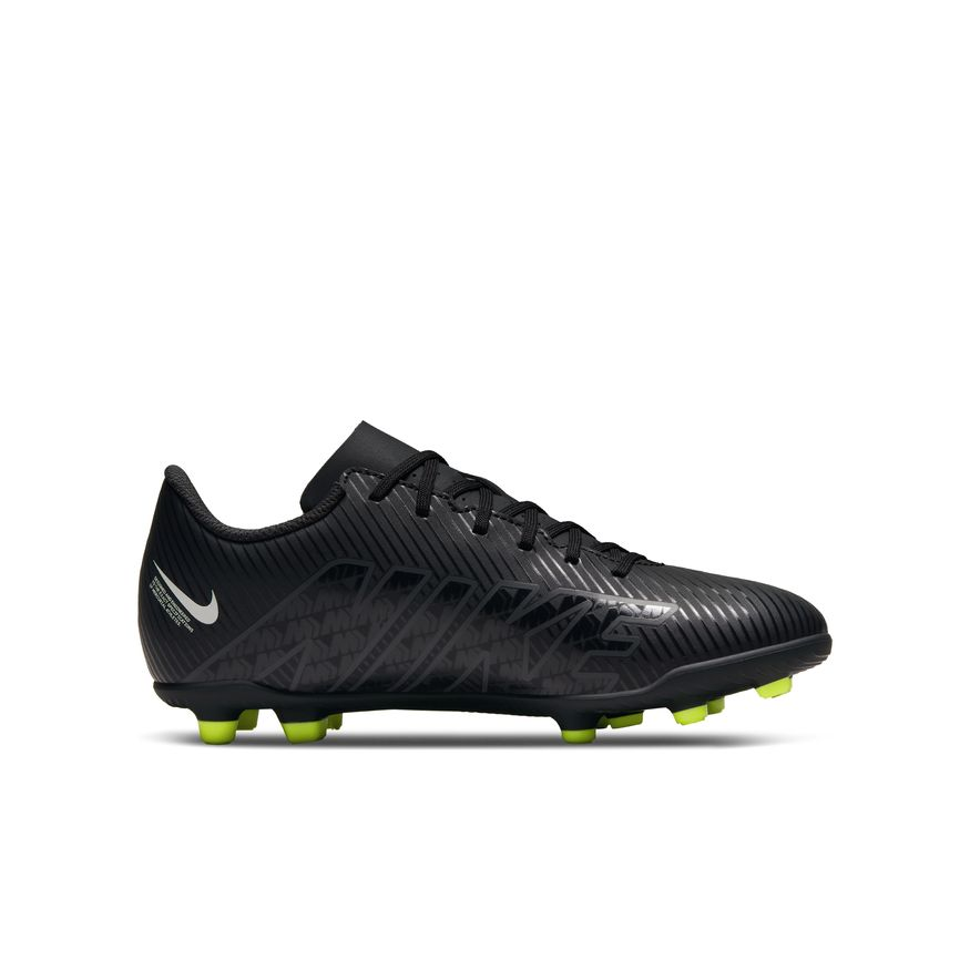 Nike Jr Mercurial Vapor 15 Club FG - Black/Smoke Grey/White Youth Firm Ground Youth 1.5 Black/Dark Smoke Grey/White - Third Coast Soccer