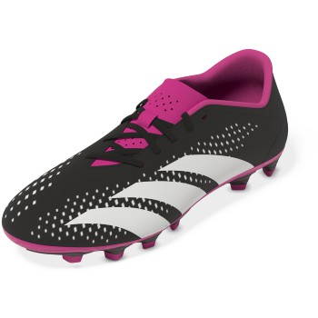 adidas Junior Predator Accuracy.4 FG - Black/White/Shock Pink Youth Firm Ground Black/White/Shock Pink Youth 10.5 - Third Coast Soccer