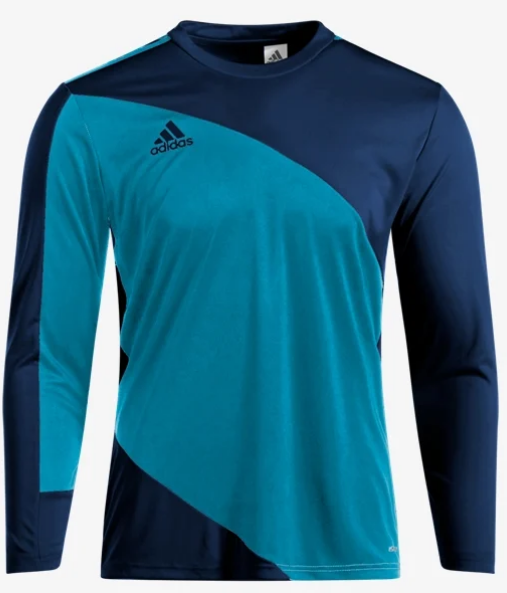 Adidas Squadra 21 Gk Jersey  - Team Navy/Bold Aqua Jerseys Mens Small Team Navy Blue/Bold Aqua - Third Coast Soccer