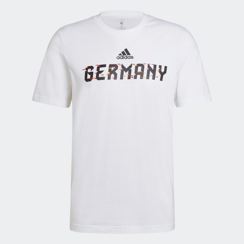 adidas Germany World Cup 2022 Tee International Replica Mens Small White - Third Coast Soccer