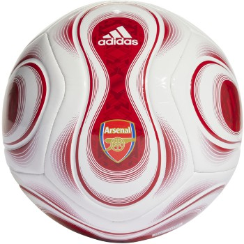 adidas Arsenal Club Ball Equipment White/Scarlet/Collegiate Royal Size 5 - Third Coast Soccer