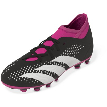 adidas Predator Accuracy.4 S FG Jr - Black/White/Shock Pink Youth Footwear Closeout Black/White/Shock Pink Youth 1 - Third Coast Soccer