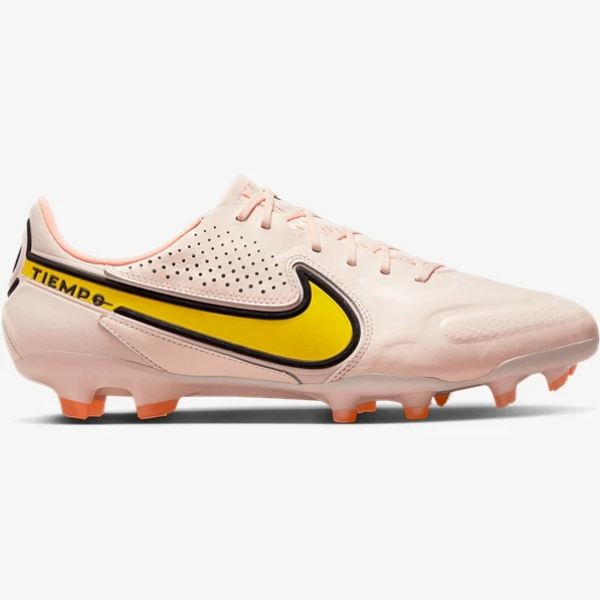 Nike Tiempo Legend 9 Elite FG - Guava Ice/Yellow Strike/Sunset Men's Footwear Closeout   - Third Coast Soccer