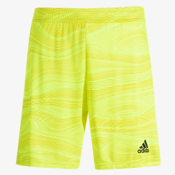adidas Condivo 21 Goalkeeper Short - Acid Yellow/Black Shorts Acid Yellow/Black Mens Small - Third Coast Soccer