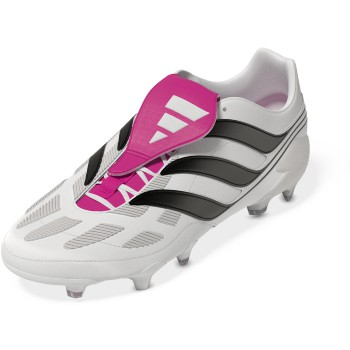 adidas Predator Precision.1 FG - White/Core Black/Shock Pink Mens Footwear Feather White/Black/Shock Pink Mens 7 - Third Coast Soccer