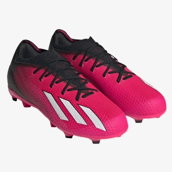 adidas Junior X Speedportal.1 FG - Shock Pink/White/Black Youth Firm Ground Youth 1 Team Shock Pink/White/Black - Third Coast Soccer