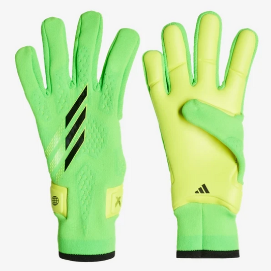adidas X Pro Goalkeeper Glove - Solar Green Goalkeeper Solar Green/Black/Solar Yellow Size 10 - Third Coast Soccer