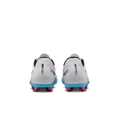 Nike Junior Mercurial Vapor 15 Club FG - White/Baltic Blue/Pink Blast Youth Footwear Closeout   - Third Coast Soccer