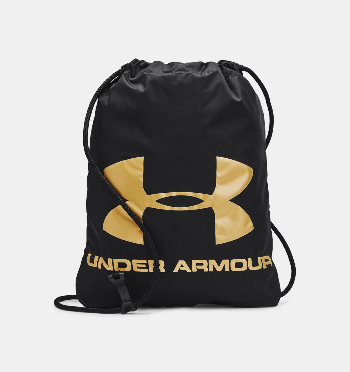 Under Armour Ozsee Sackpack - Black/Metallic Gold Bags   - Third Coast Soccer