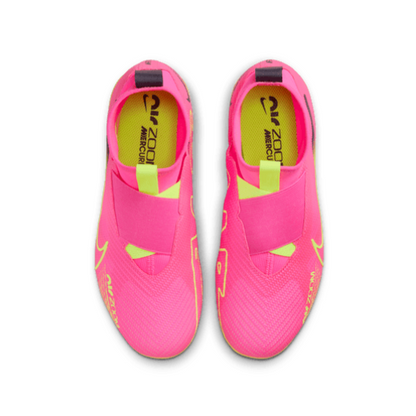 Nike Junior Zoom Mercurial Superfly 9 Pro FG - Pink Blast/Volt Youth Firm Ground   - Third Coast Soccer