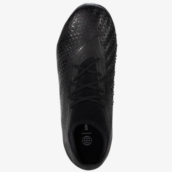 adidas Predator Accuracy.1 FG Jr - Black/White Youth Footwear Closeout Core Black/Feather White Youth 3 - Third Coast Soccer