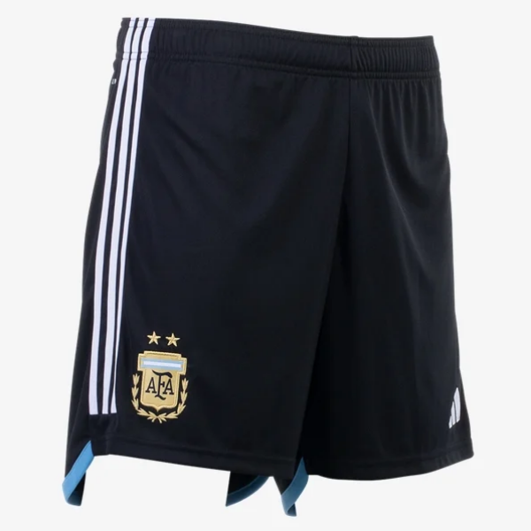 Adidas Argentina Home Short 2022 Shorts Mens X-Large Black/White - Third Coast Soccer