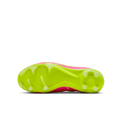 Nike Junior Zoom Mercurial Superfly 9 Pro FG - Pink Blast/Volt Youth Firm Ground   - Third Coast Soccer