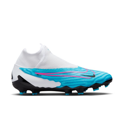 Nike Phantom GX Pro Dynamic Fit FG - Baltic Blue/Pink Blast/White Mens Footwear   - Third Coast Soccer
