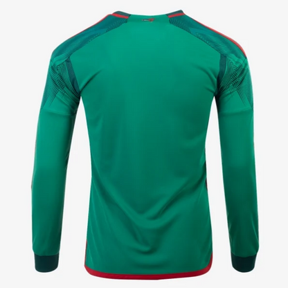 adidas Mexico Home LS Jersey 2022 International Replica Closeout - Third Coast Soccer