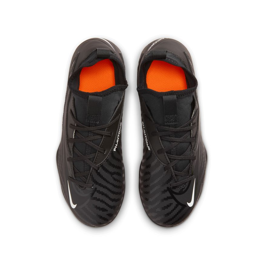 Nike Junior Phantom GX Club Dynamic Fit FG - Black/White/Dark Grey Youth Footwear Black/White/Dark Smoke Grey Youth 3.5 - Third Coast Soccer