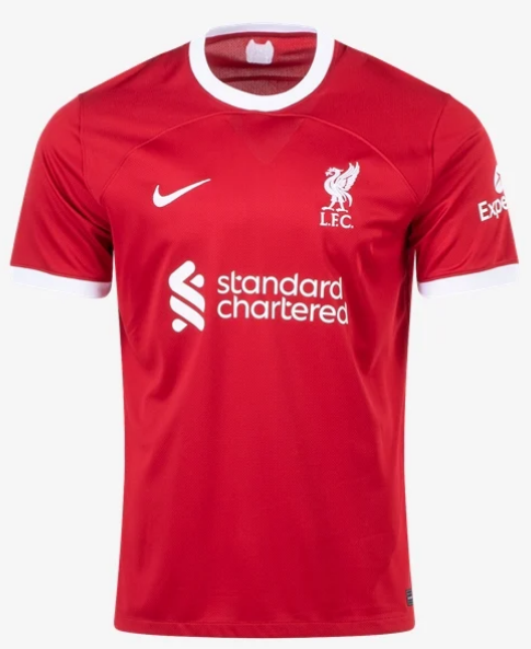 Nike Liverpool Home Jersey 23/24 Club Replica Gym Red/White Mens Small - Third Coast Soccer