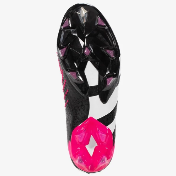 adidas Predator Accuracy.1 FG - Black/White/Shock Pink Mens Footwear   - Third Coast Soccer
