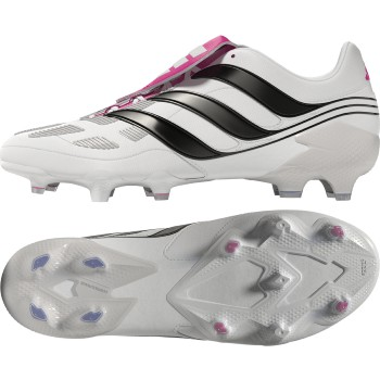 Adidas Predator Precision.1 FG - White/Core Black/Shock Pink Mens Firm Ground Mens 7.5 Feather White/Black/Shock Pink - Third Coast Soccer