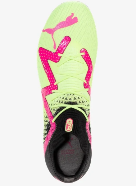 Puma Future Ultimate Tricks FG/AG - Black/Ravish/Fast Yellow Mens Footwear   - Third Coast Soccer