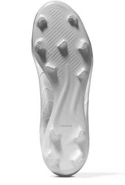 adidas Copa Pure.3 FG - White/Metallic Silver Men's Footwear Closeout   - Third Coast Soccer