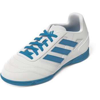 adidas Junior Super Sala 2 - White/Solar Red/Team Royal Blue Youth Footwear Closeout White/Solar Red/Team Royal Blue Youth 10.5 - Third Coast Soccer