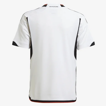 adidas Youth Germany Home Jersey 2022 International Replica Closeout Youth Small White - Third Coast Soccer