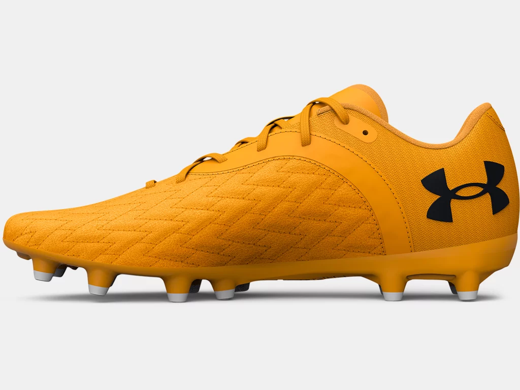 Under Armour Magnetico Select Jr 2.0 FG - Orange Youth Footwear Closeout Youth 2.5 Orange/Yellow/Blac - Third Coast Soccer