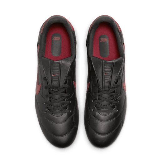 Nike Premier 3 FG - Black/Team Red Mens Footwear   - Third Coast Soccer