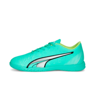 Puma Ultra Play It Jr - Electic Peppermint/Puma White Youth Footwear   - Third Coast Soccer