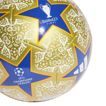 adidas UCL Club Ball - Gold Metallic/Team Royal/Solar Orange Balls   - Third Coast Soccer
