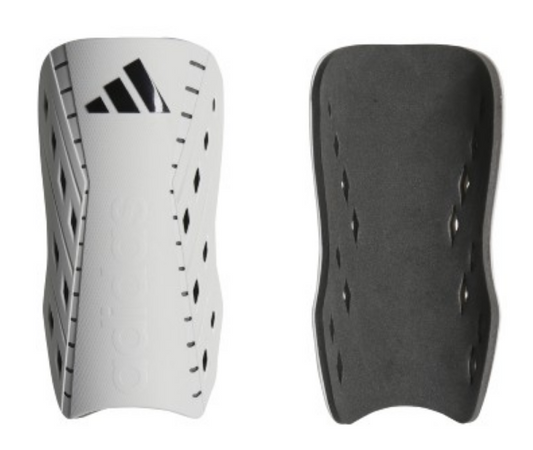 adidas Tiro Club Shinguard - White Adult Shinguards Small White/Black - Third Coast Soccer