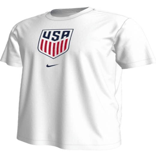 Nike USA Crest WC22 Tee - White International Replica Mens Small White - Third Coast Soccer