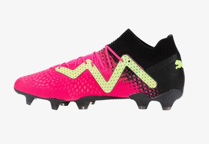 Puma Future Ultimate Tricks FG/AG - Black/Ravish/Fast Yellow Mens Footwear   - Third Coast Soccer