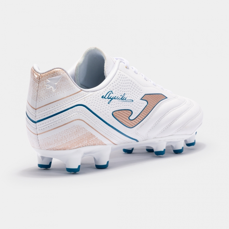 Joma Aguila FG - White/Gold/Royal Mens Footwear White/Gold Mens 7.5 - Third Coast Soccer