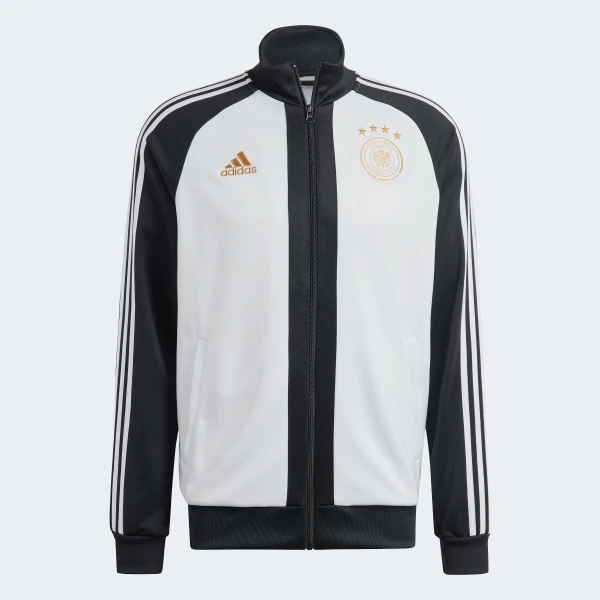 adidas Germany Dna Track Top International Replica Mens Small Black/White - Third Coast Soccer