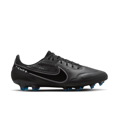 Nike Tiempo Legend 9 Elite FG - Black/Dark Grey/White Mens Footwear   - Third Coast Soccer