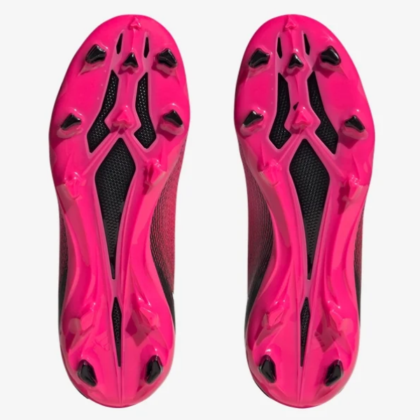 adidas Junior X Speedportal.1 FG - Shock Pink/White/Black Youth Firm Ground   - Third Coast Soccer