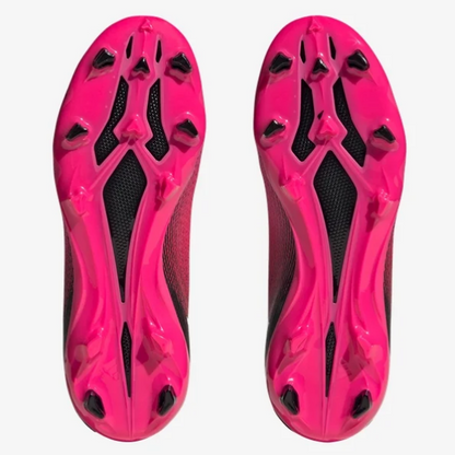 adidas Junior X Speedportal.1 FG - Shock Pink/White/Black Youth Firm Ground   - Third Coast Soccer