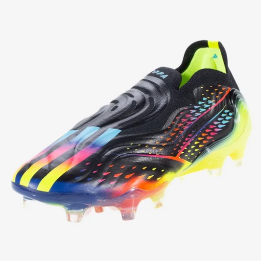 adidas Copa Sense+ FG - Black/Bright Cyan/Solar Yellow Men's Footwear Closeout Black/Bright Cyan/Solar Yellow Mens 6.5 - Third Coast Soccer