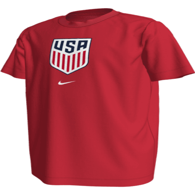 Nike Youth USA Crest Tee - Red International Replica Speed Red Youth XSmall - Third Coast Soccer